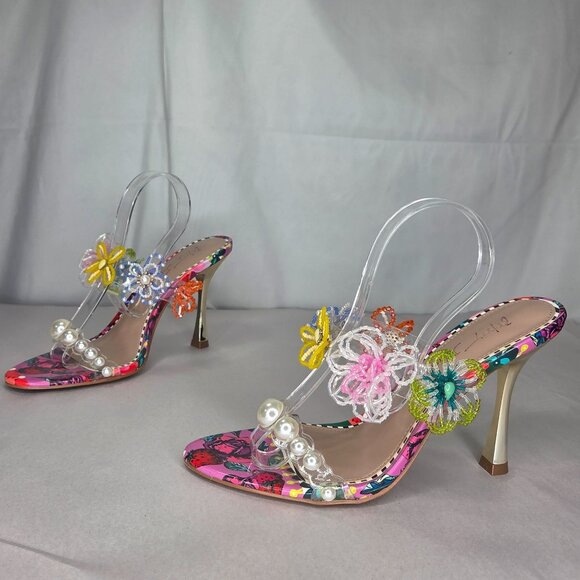 Betsey Johnson Shoes - Betsey Johnson Women's Goldiee Floral Dress Sandals